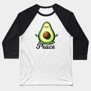 Funny Avocado Yoga -  Find Your Inner Peace Baseball T-Shirt